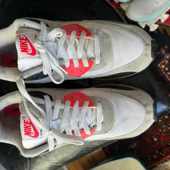 Nike Air Max 90 360 Sz 11 ‘One Time Only’ White Medium Grey Infrared 2006. - Picture 11 of 13